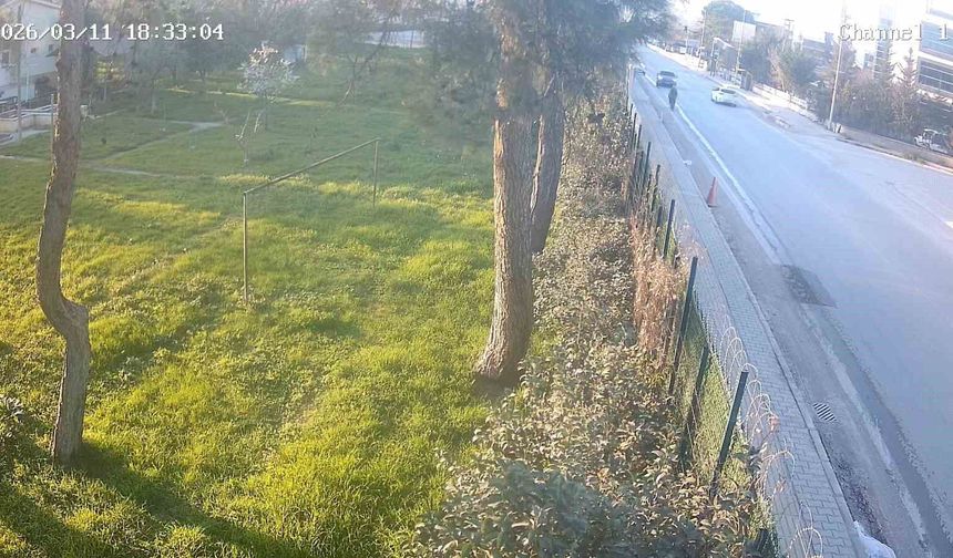 Cinayet gibi kaza güvenlik kamerasında