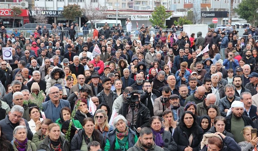 DEM Parti Eş Genel Başkanı Hatimoğulları, Hatay'da konuştu: