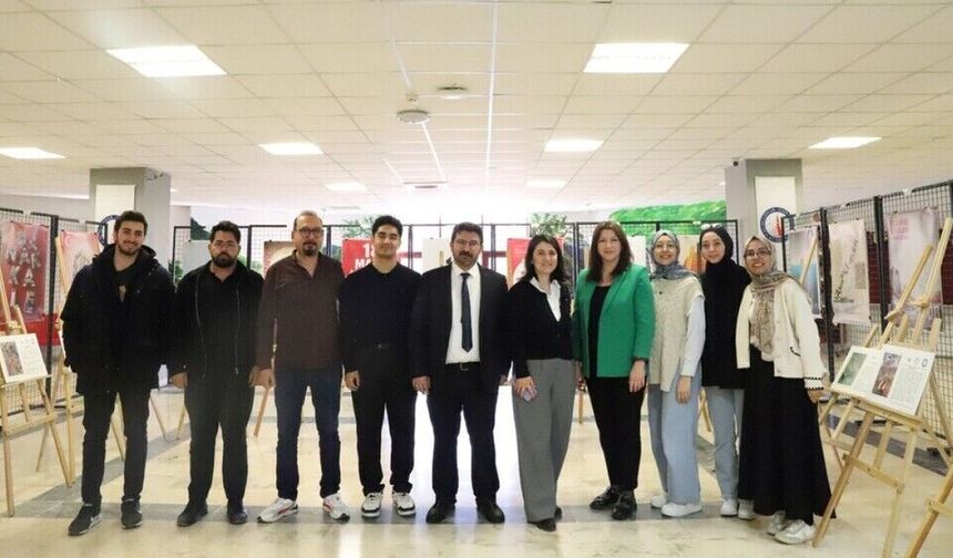 DPÜ'de 'Doğadaki Matematiğin İzinde' sergisi açıldı