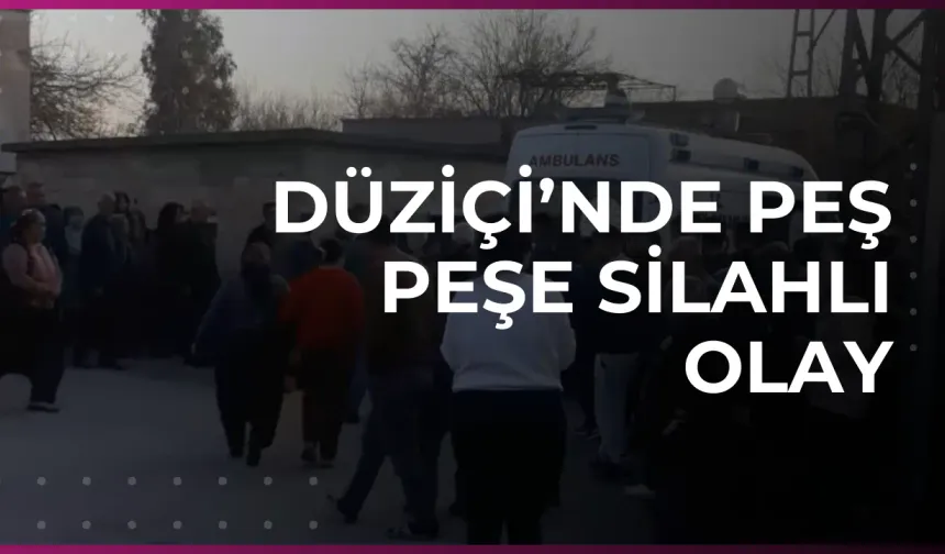 Düziçi’nde Saatler İçinde İki Silahlı Olay: 2 Kişi Yaralandı