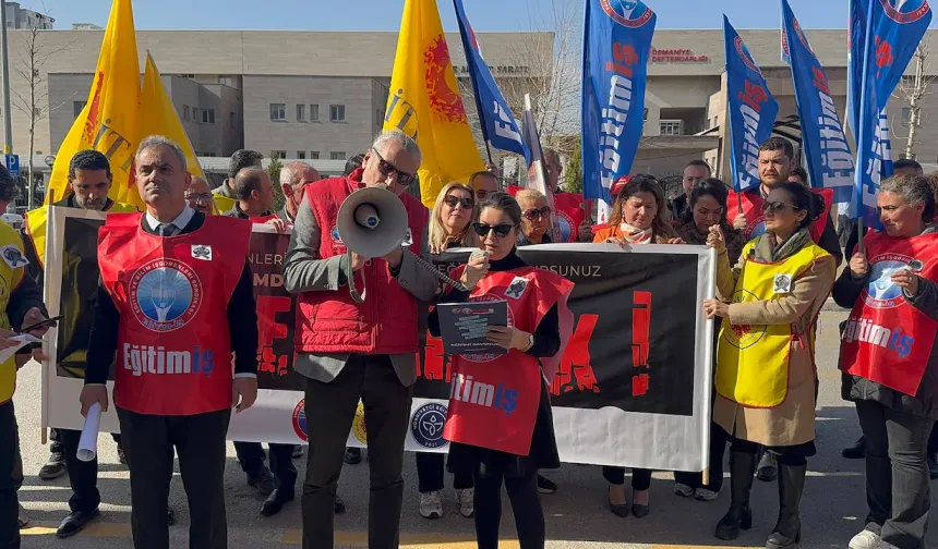 Osmaniye’de Öğretmene Şiddet Tepkisi