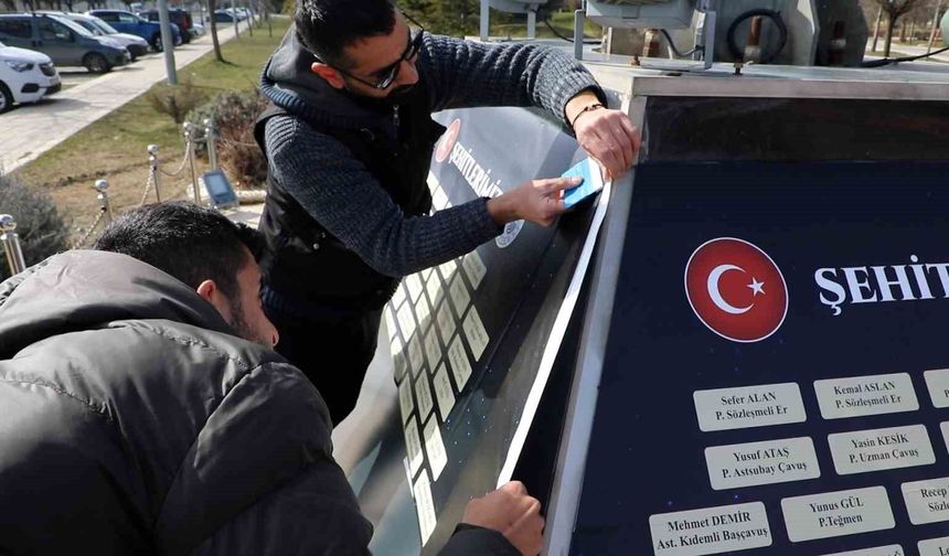 Elazığ'da şehitler anıtı restore edildi