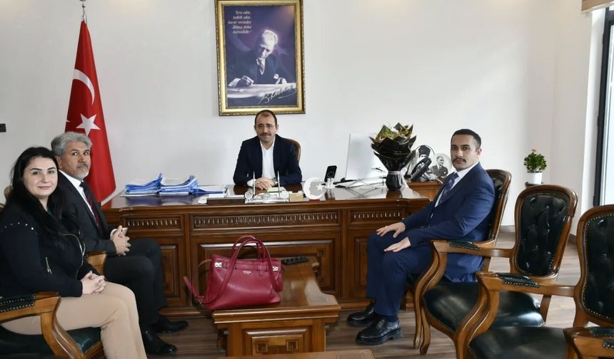 Kadirli Kaymakamı Dolu, Fakülte Dekanını Kabul Etti