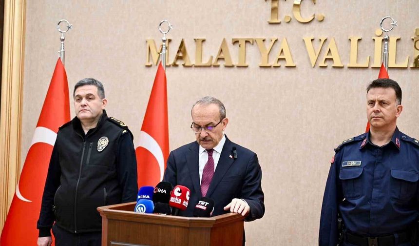 Malatya Valisi Seddar Yavuz: 'Suç oranlarında düşüş var'