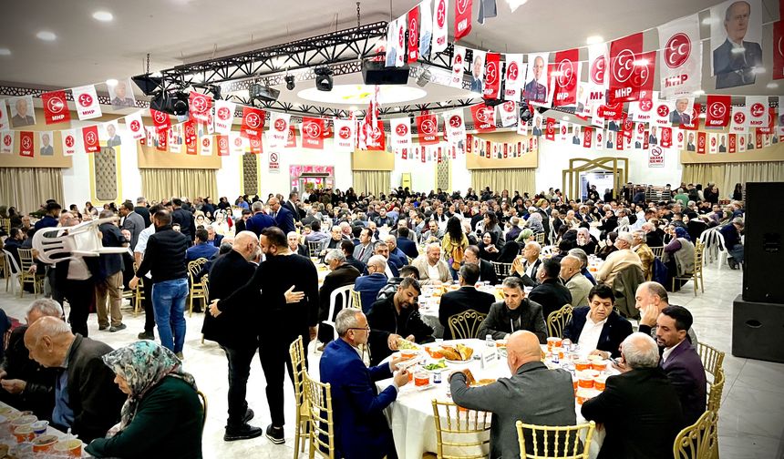 MHP Tarsus İlçe Başkanlığınca iftar programı düzenlendi