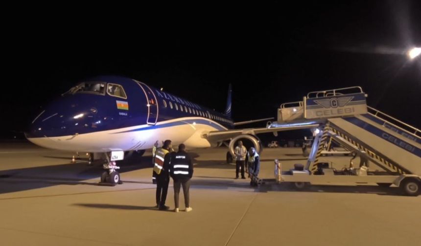 Nahçıvan havalimanı yeniden uçuşlara açıldı