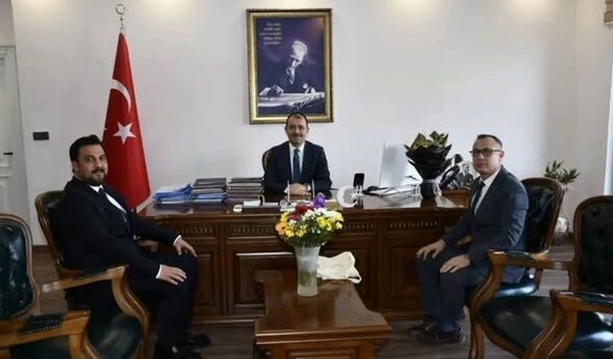 OKÜ Dekanı Ahmet Bülbül’den Kadirli Kaymakamlığına ziyaret