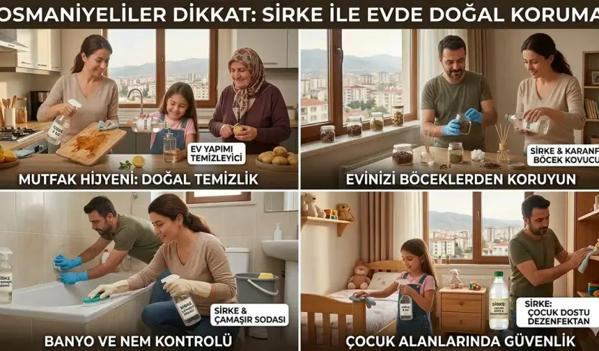 Osmaniyeliler Dikkat: Sirke ile Evde Doğal Koruma