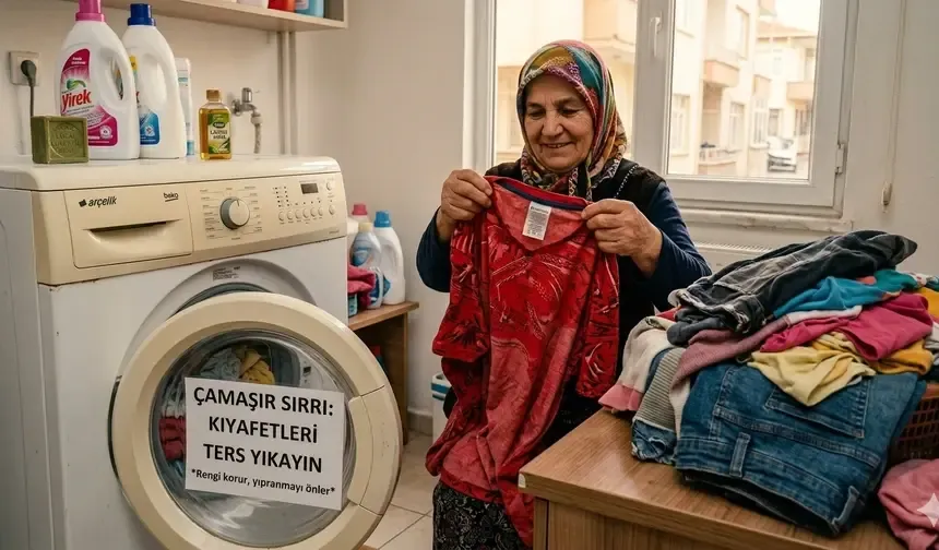 Osmaniye’de Çamaşır Sırrı: Kıyafetleri Ters Yıkayın