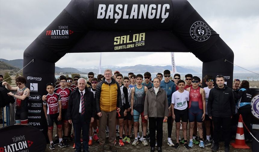 Salda Duatlonu Türkiye Kupası yarışları sona erdi