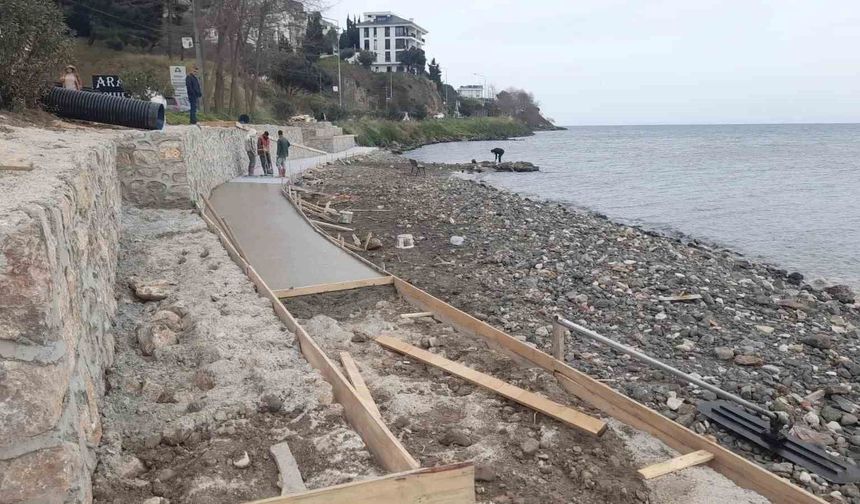 Sinop'ta Kadınlar Plajı çalışması