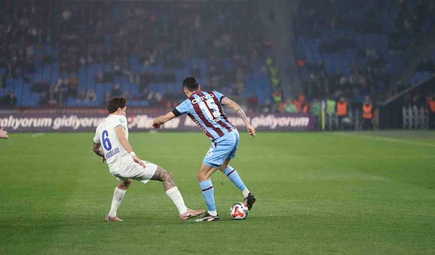 Trendyol Süper Lig: Trabzonspor: 0 - Çaykur Rizespor: 0 (İlk yarı)