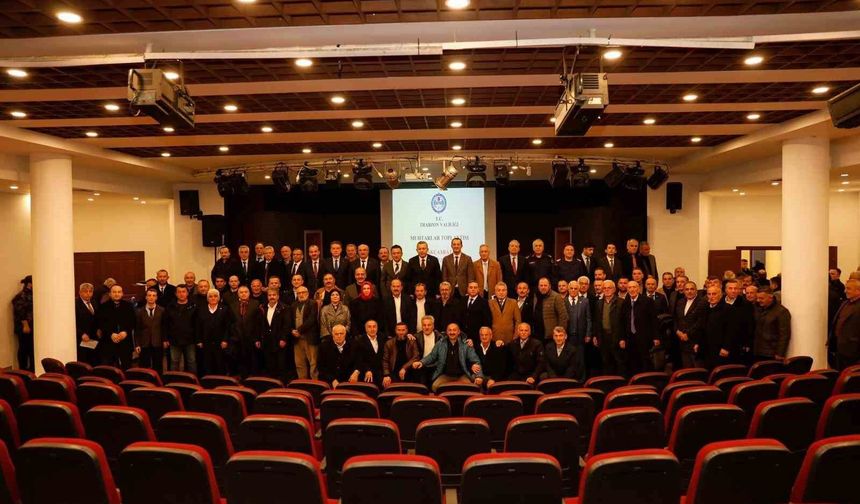 Vali Şahin Akçaabat'ta muhtarlarla buluştu