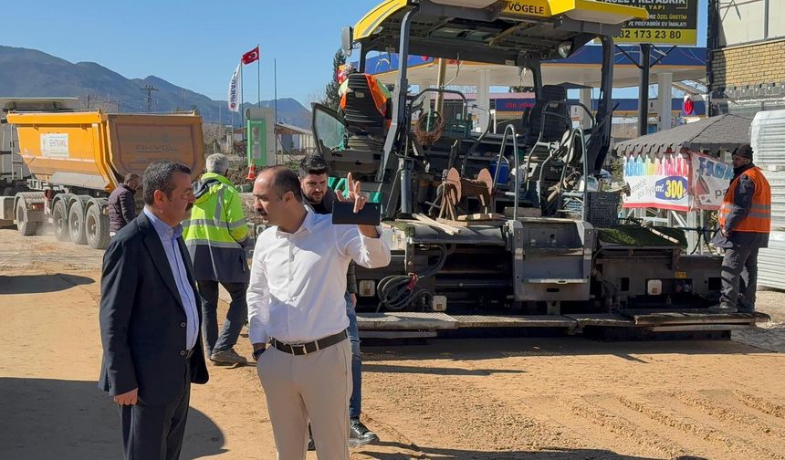 Yarbaşı Belediye Başkanı  Aksoy Sahada: Atatürk Bulvarı Modernleşiyor
