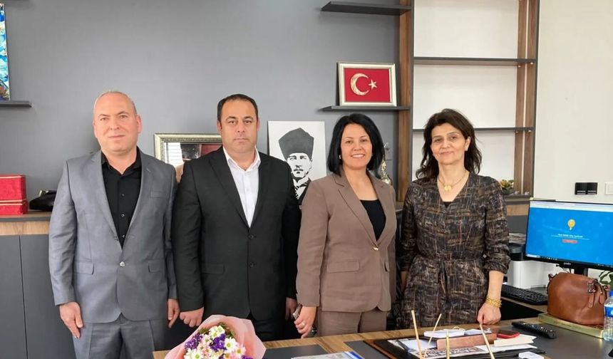 İlçe Milli Eğitim Müdürü Aksay’a Ziyaret