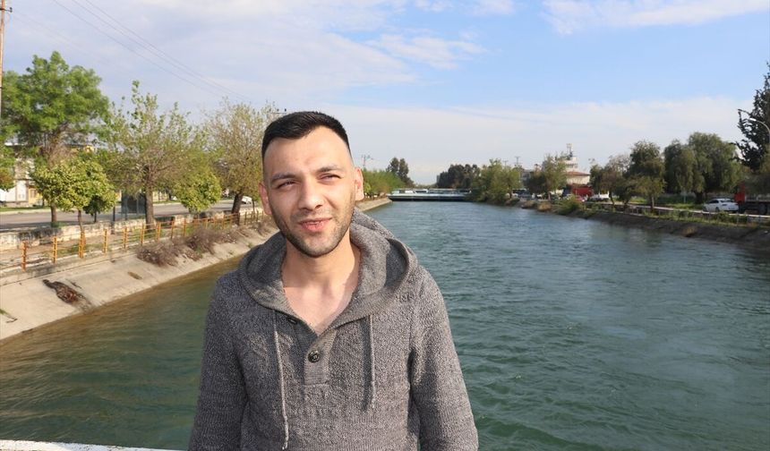 Adana'da sulama kanalına düşen genç kurtarıldı