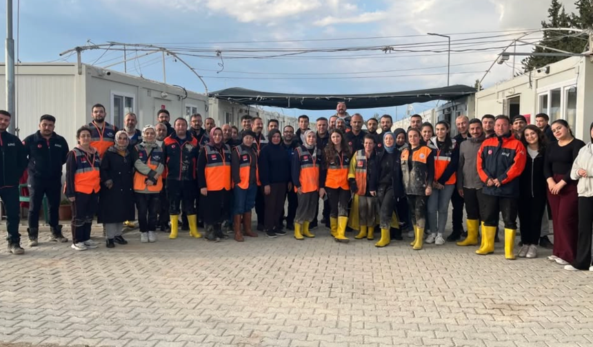 AFAD Gönüllüleri Sahaya İndi