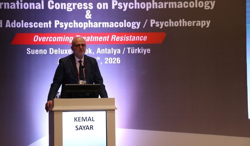 Antalya'da düzenlenen kongreye 10 ülkeden uzman psikofarmakologlar katıldı