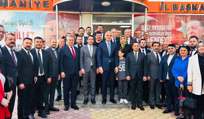 AK Parti Düziçi Teşkilatı Bakan Ersoy’u Ağırladı