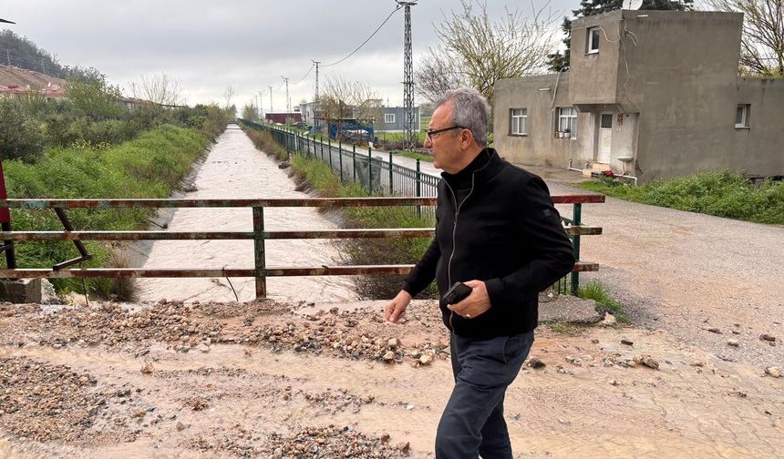 Sağanak Yağış Sonrası Başkan Yeşildemir Sahada