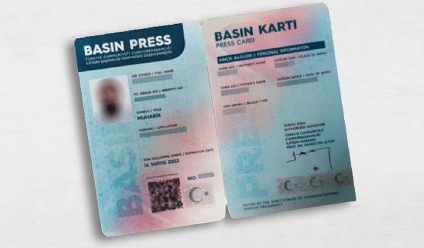 Basın Kartı Resmi Kimlik Statüsünde