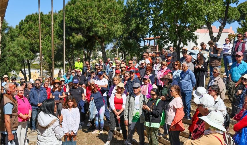 Bodrum'da kültür ve doğa yürüyüşü yapıldı
