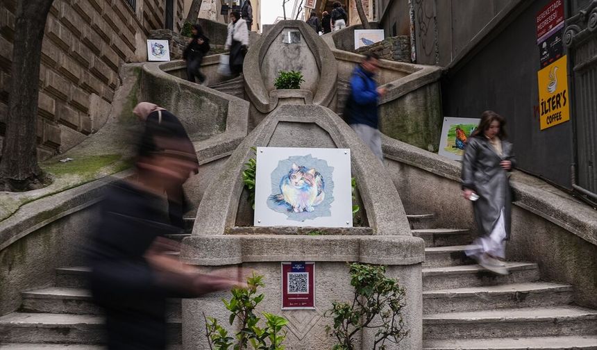 Çöpe atılan plastik atıklar portre ve kostüme dönüşüyor