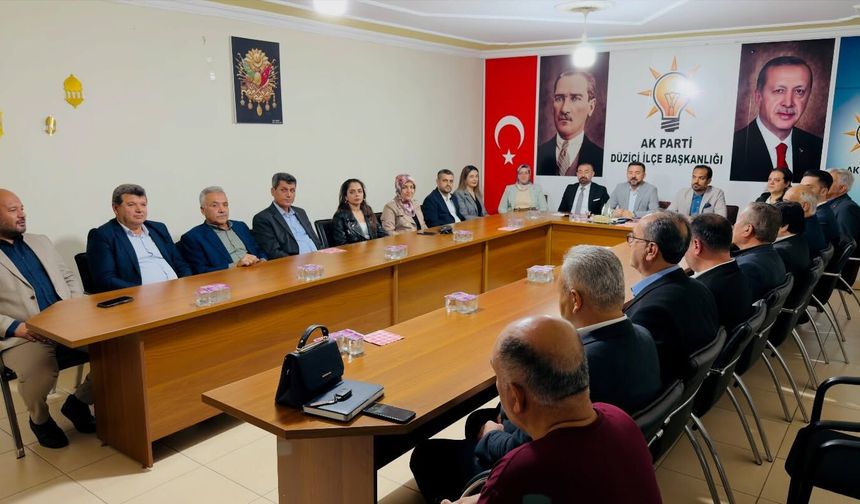Düziçi AK Parti’de Teşkilat Toplantısı