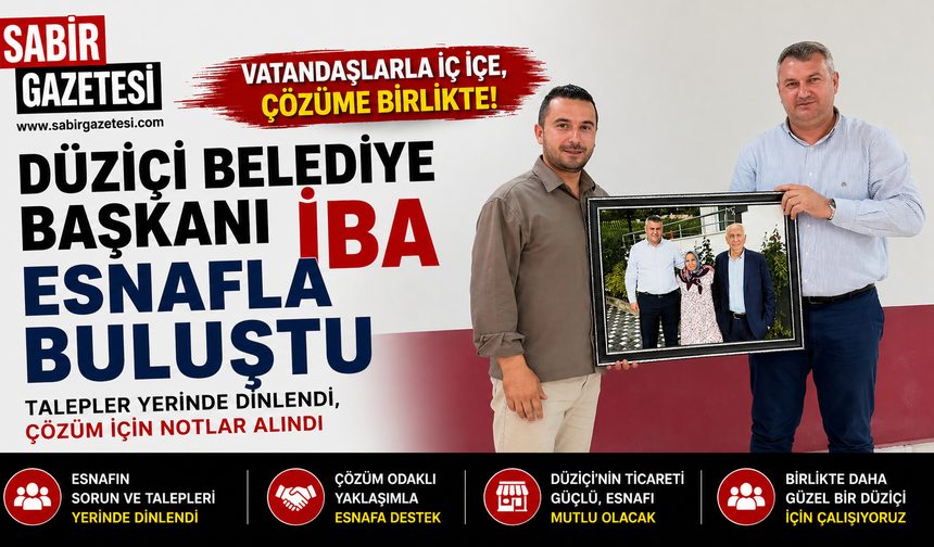 Düziçi Belediye Başkanı İba Esnafla Buluştu