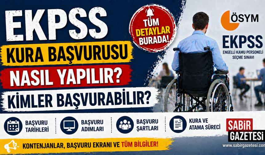 EKPSS Kura Başvurusu Nasıl Yapılır? Kimler Başvurabilir?
