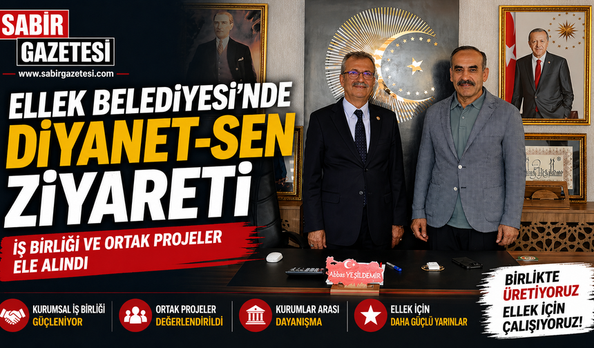Ellek Belediyesi’nde Diyanet-Sen Ziyareti
