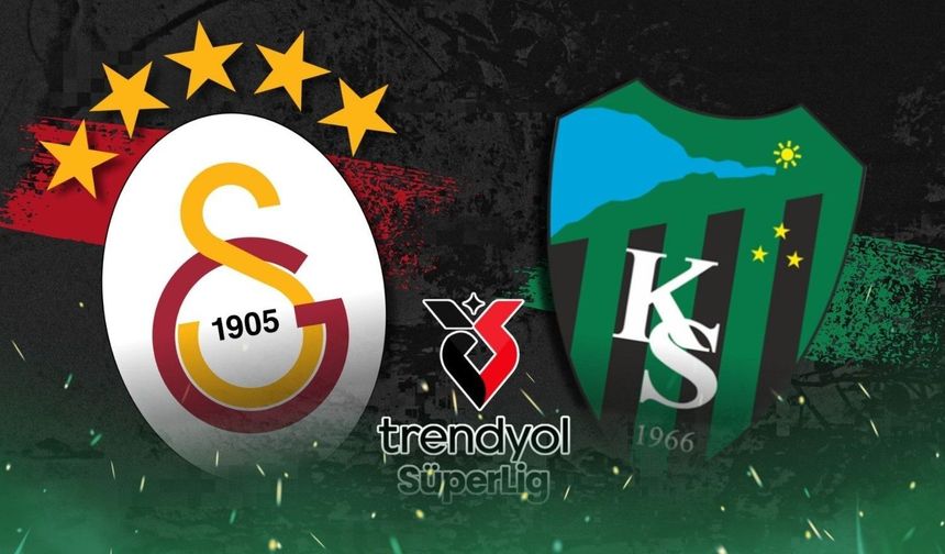 Galatasaray – Kocaelispor Maçında İlk 11'ler