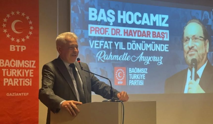 Gaziantep’te Haydar Baş İçin Anlamlı Anma Programı