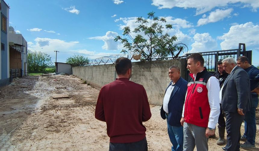 Hemite Köyü’nde Sel Hasarı Tespit Ediliyor