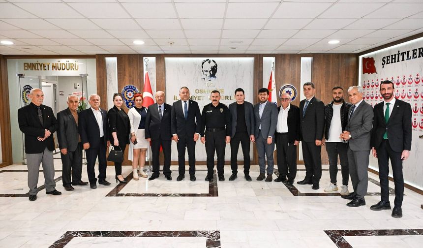 İYİ Parti’den Osmaniye Emniyetine Ziyaret
