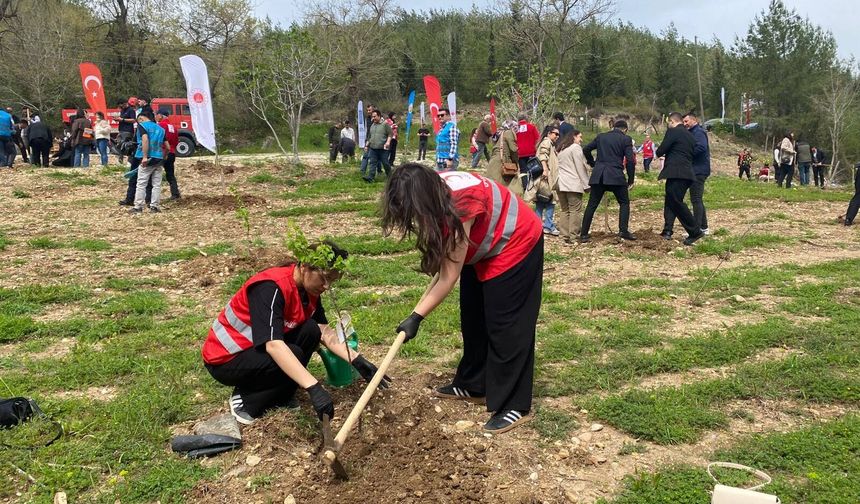 Kadirli’de “Adalet Ormanı”na Fidanlar Dikildi