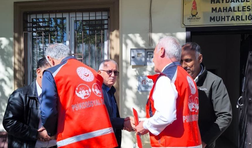 Kahramanmaraş'taki okul saldırısının ardından 2 bin 700 aileye psikososyal destek sağlandı