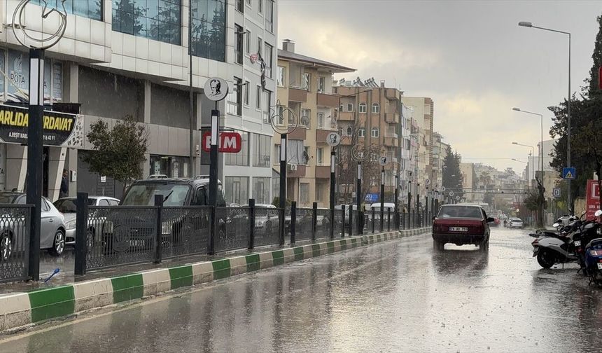 Kilis'te sağanak etkili oldu