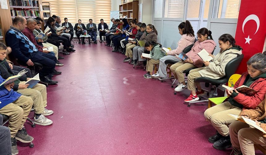 Hasanbeyli’de Kütüphaneler Haftası Etkinliği