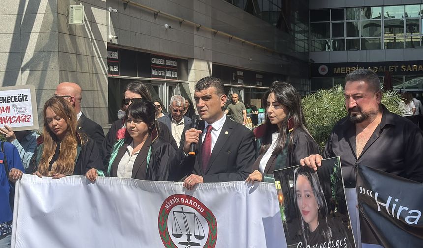 Mersin'de 16 yaşındaki Hiranur'un öldürülmesine ilişkin davada mütalaa açıklandı