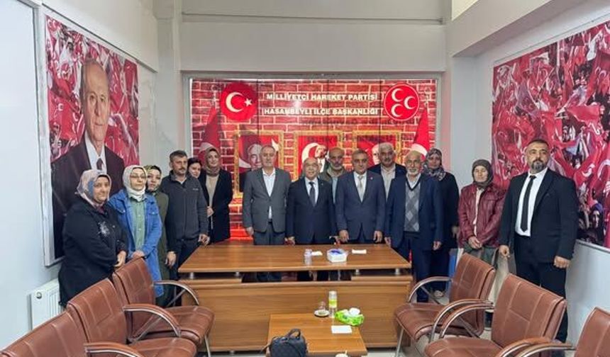 MHP Osmaniye’den Hasanbeyli Ziyareti