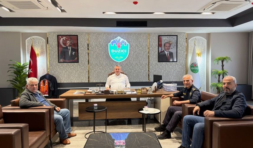 Başkan İba, İlçe Emniyet Müdürü Eyyup Bayırlı’yı Ziyaret Etti