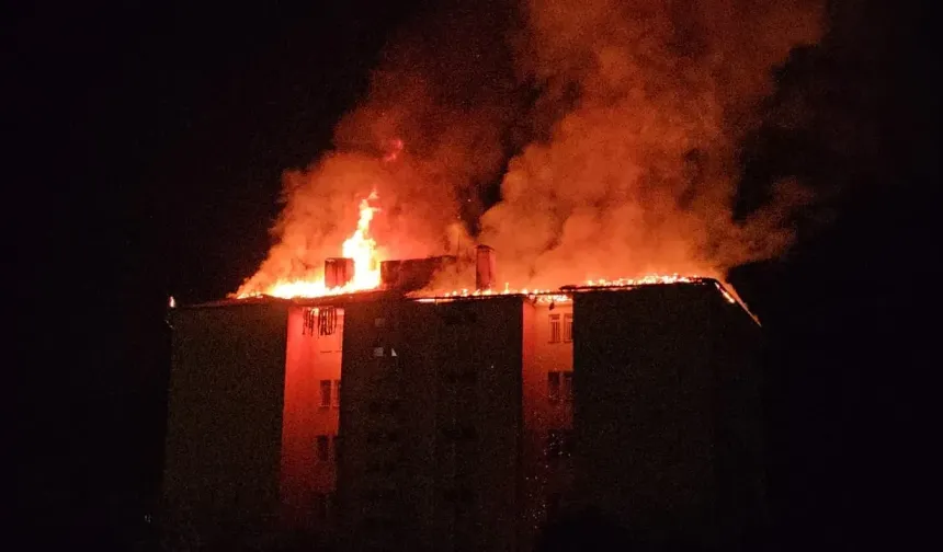 Nazilli Fen Lisesi pansiyonunda çıkan yangın paniğe neden oldu