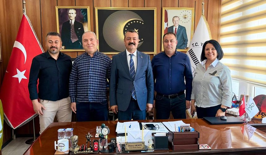 Yarbaşı Belediye Başkanı Ökkeş Aksoy Öğretmenleri Ağırladı