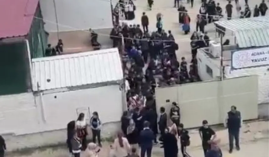 Adana'da Bir Okulda Silah Sesleri Paniğe Neden Oldu