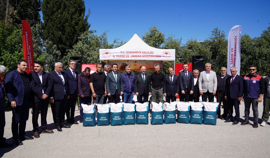 Osmaniye Tarımda Gücünü Artırıyor: Soya Üretimine Destek
