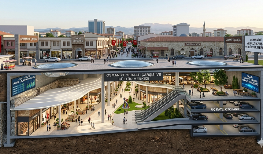 Osmaniye Çarşısı İçin Yeraltı Projesi Önerisi
