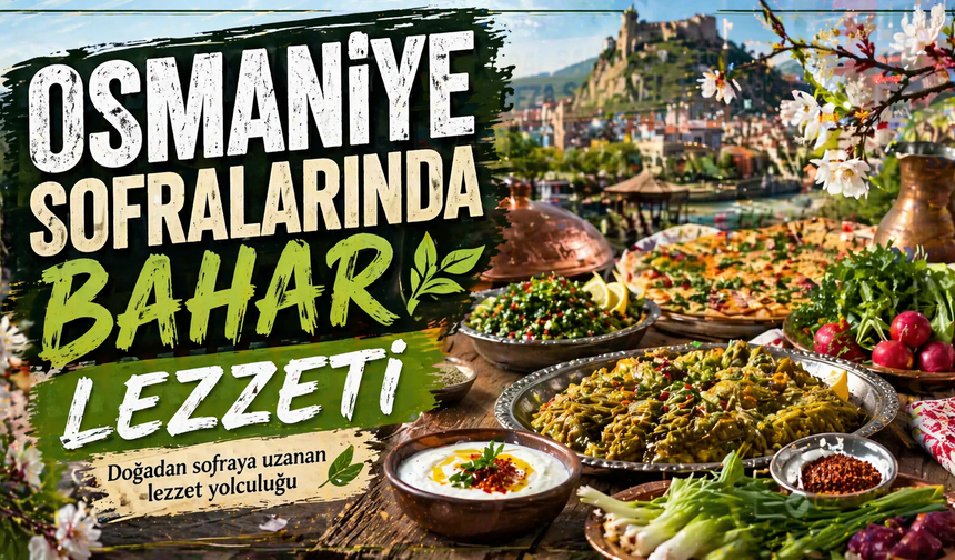 Osmaniye Sofralarında Bahar Lezzeti