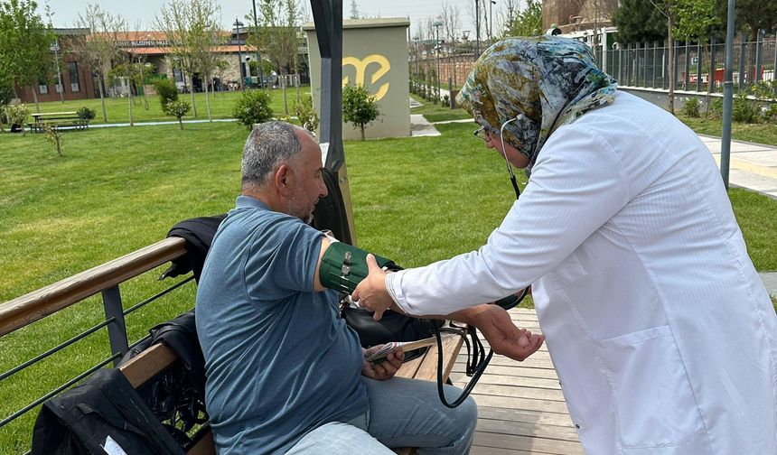 Millet Bahçesi’nde Sağlık Etkinliği