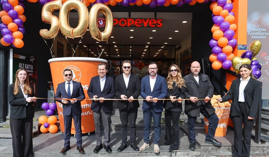Popeyes Türkiye'deki 500. restoranını açtı